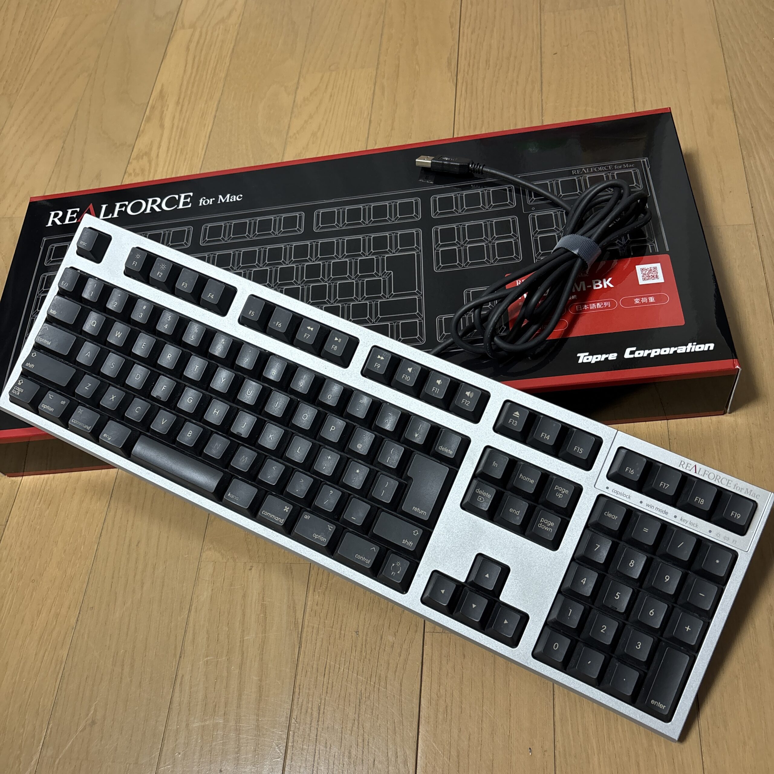 REALFORCE for Macを3年使ったレビュー｜打ち心地と“テンキー・有線”の弱点【実機R2SA-JP3M-BK】